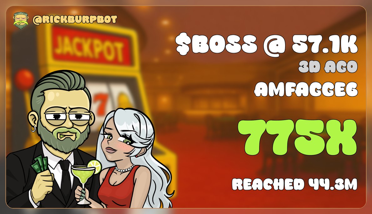 $BOSS
BIGGEST CALL OF THE WEEK

WAGMI✅