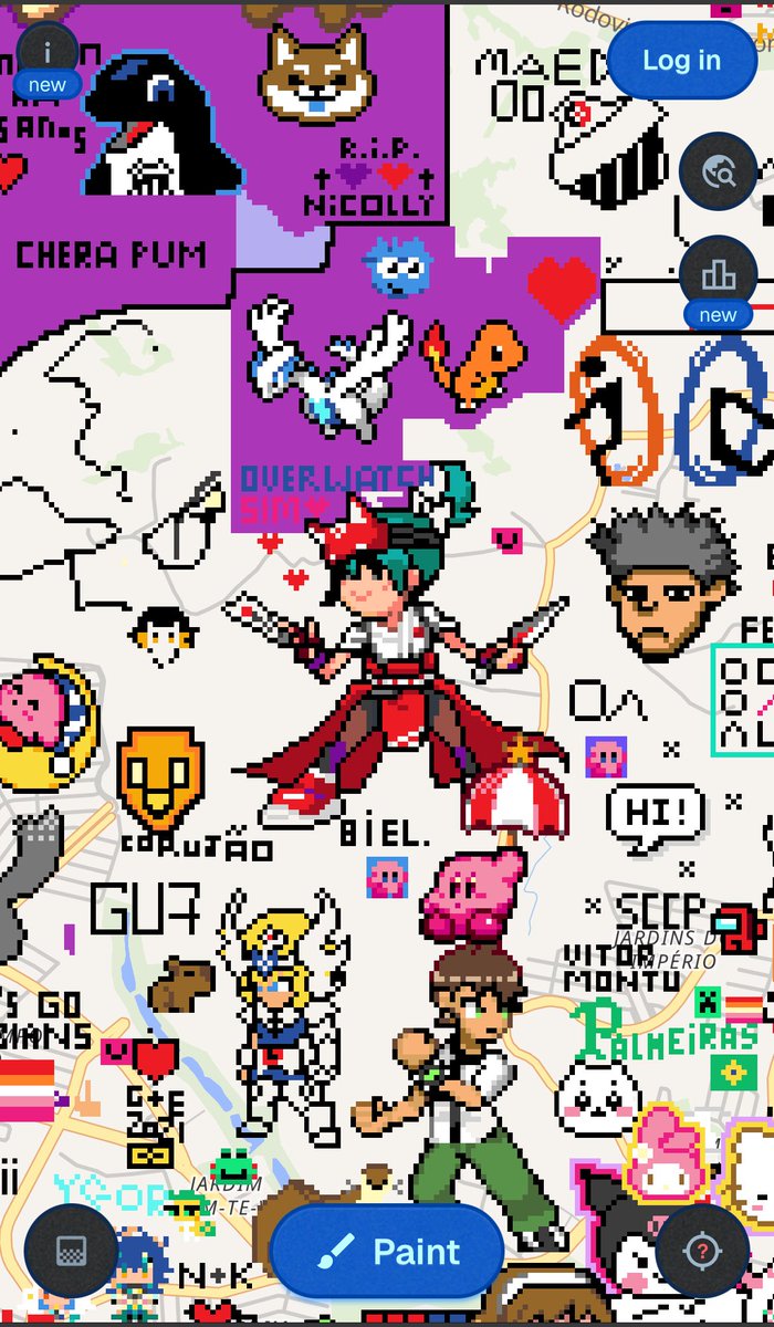 KIRIKO SPOTTED!!! in wplace!