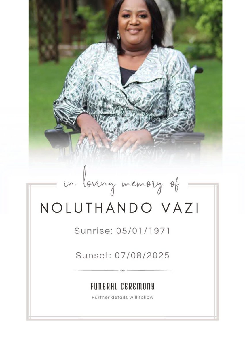 Rest easy my Twin...You have fought a good fight.We all hoped that you will be better but God decided it was time.Rest well Mamngwevu💔💔😭😭