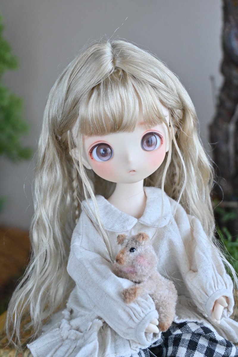 ありな様12月15日にちお迎え専用BABY KUMAKO ヘッドアイウィッグのみ ありな様12月15日にちお迎え専用BABY KUMAKO ヘッドアイウィッグ