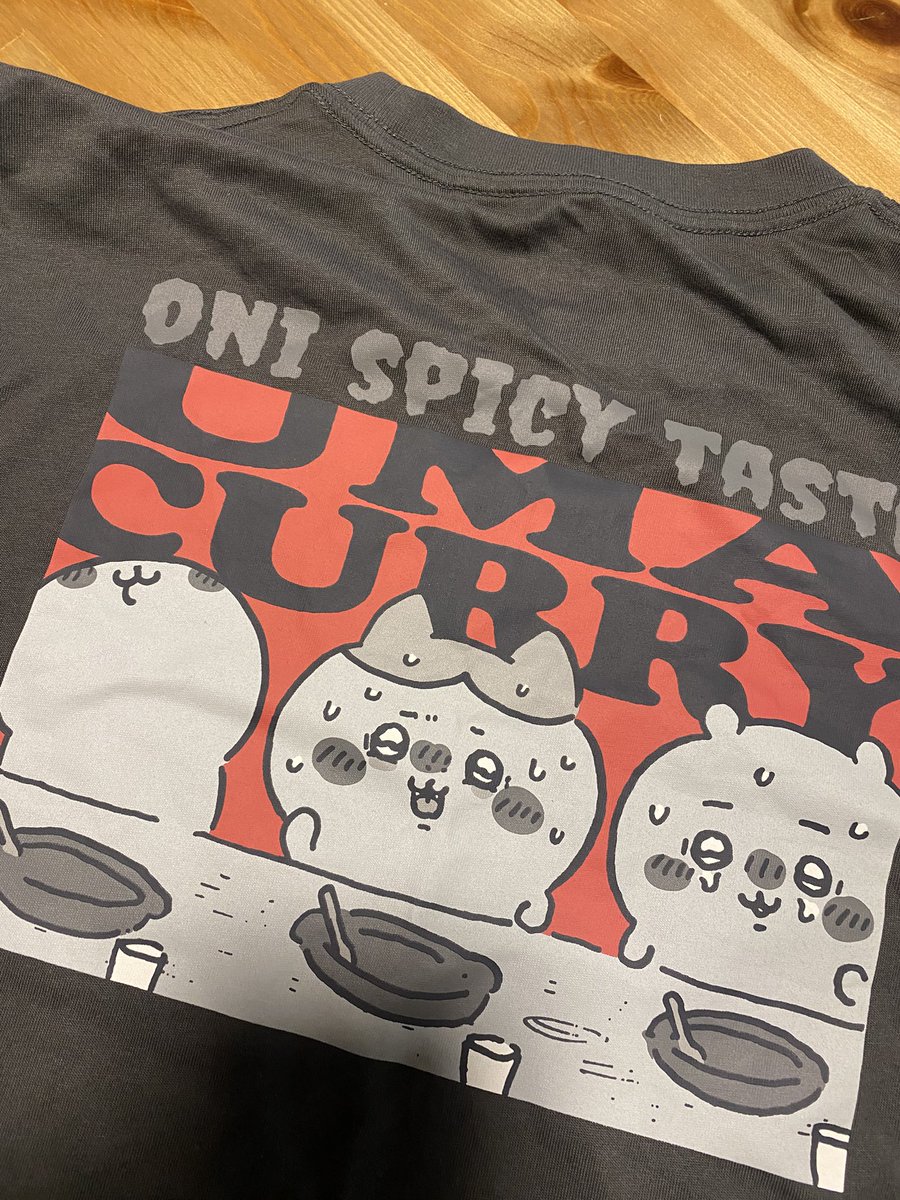 ちいかわをあまり知らない人に「激辛ｶﾚｰTｼｬﾂ」の絵柄を見せたら、プルャ様(うさぎ🐰)のことを
「ブタ？？」
って言った( ｀皿´)!!
ブタじゃねーし！！ꉂ🤣笑

 #口が鼻に見えたんだとか
 #もう少しちいかわの勉強して頂かないとw
 #うさぎも絶対AB型だと思う人手上げて✋
 #草むしり2級保持者🐰