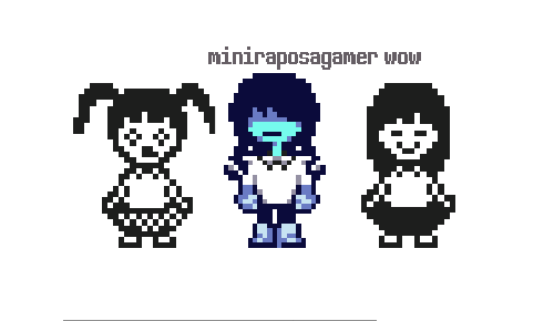 MiniRaposaGamer's tweet photo. Uhhhhhh Kris adopted by the monochromatic sisters #yumenikki #DELTARUNE https://t.co/LakYWAvY2x