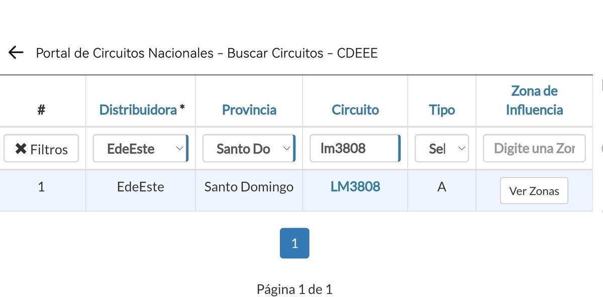 Sres Edeeste
<a href="/luisabinader/">Luis Abinader</a>
<a href="/celsomprp/">Celso Marranzini</a> 
¡Buenas tardes!
La luz del circuito clase A, 24 horas LM3808, de Vista Hermosa-Lucerna, ahora, desde hace más de una semana, se la llevan todos los días, hoy viernes ya van 2 ve, sigue la tanda de apagones, y la factura llega triplicada.
