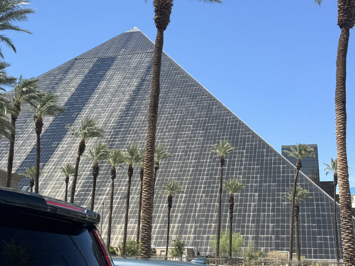Johan (@johanofmars) on Twitter photo When are they going to hose this thing down? It is starting to look more ancient than the actual pyramids. Pretty soon there’ll be archaeologists studying it.
<a href="/LuxorLV/">Luxor Hotel & Casino</a> When are they going to hose this thing down? It is starting to look more ancient than the actual pyramids. Pretty soon there’ll be archaeologists studying it.
<a href="/LuxorLV/">Luxor Hotel & Casino</a>