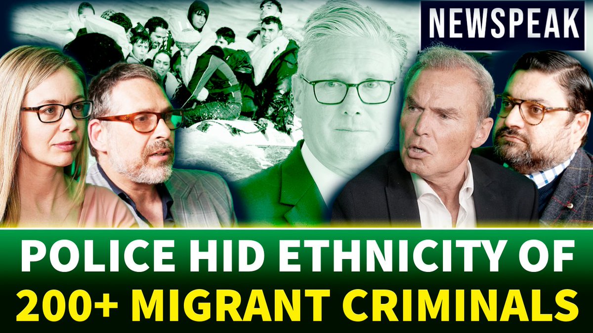 On today's #NCFNewspeak, <a href="/prwhittle/">Peter Whittle</a>, <a href="/RafHM/">Rafe Heydel-Mankoo</a>, <a href="/KiszelyPhilip/">Dr Philip Kiszely</a> &amp; @StandUptoWoke discuss:

* Police deliberately hid the immigration status of 200+ migrant criminals

* Starmer's migrant deal is a pathetic joke

* The Government is SPYING on your posts

WATCH: youtu.be/Vuqab4ZYaRw