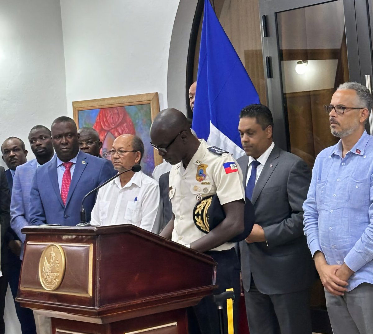 Le nouveau Directeur Général de la Police Nationale d’Haïti, Vladimir Paraison, prend fonction ce 8 août 2025.