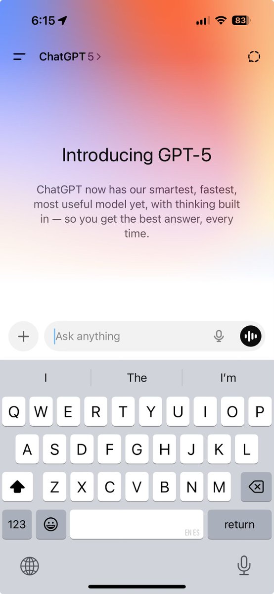 🚀Legó ChatGPT-5

OpenAI acaba de presentar su modelo más rápido, inteligente y útil hasta la fecha.

Estamos frente a una herramienta que no solo responde, sino que piensa antes de responder.