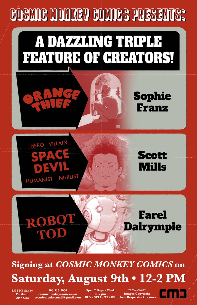 Cosmic Monkey Comics (@cosmicmonkey) on Twitter photo 