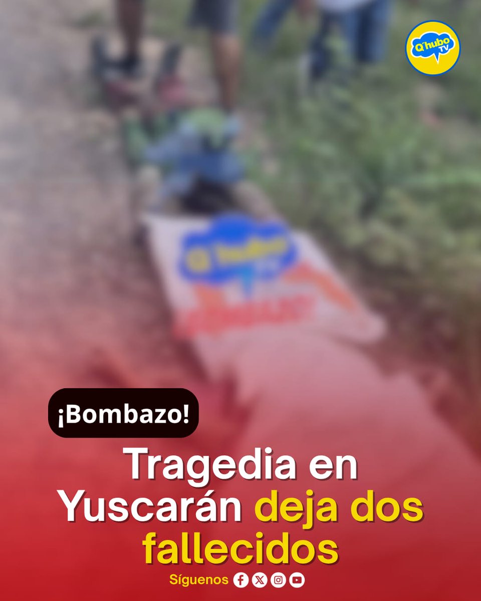 #QHuboTVNoticias | 🚨Bombazo🚨Tragedia en Yuscarán deja dos fallecidos🚨

Luto en El Ocotal, Yuscarán, El Paraíso. Dos hombres murieron mientras trabajaban extrayendo arenilla en la carretera hacia Los Tablones. Preliminarmente fueron identificados como Kerin Obando y Farin