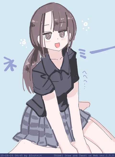 今日も1日 #tegaki_dt