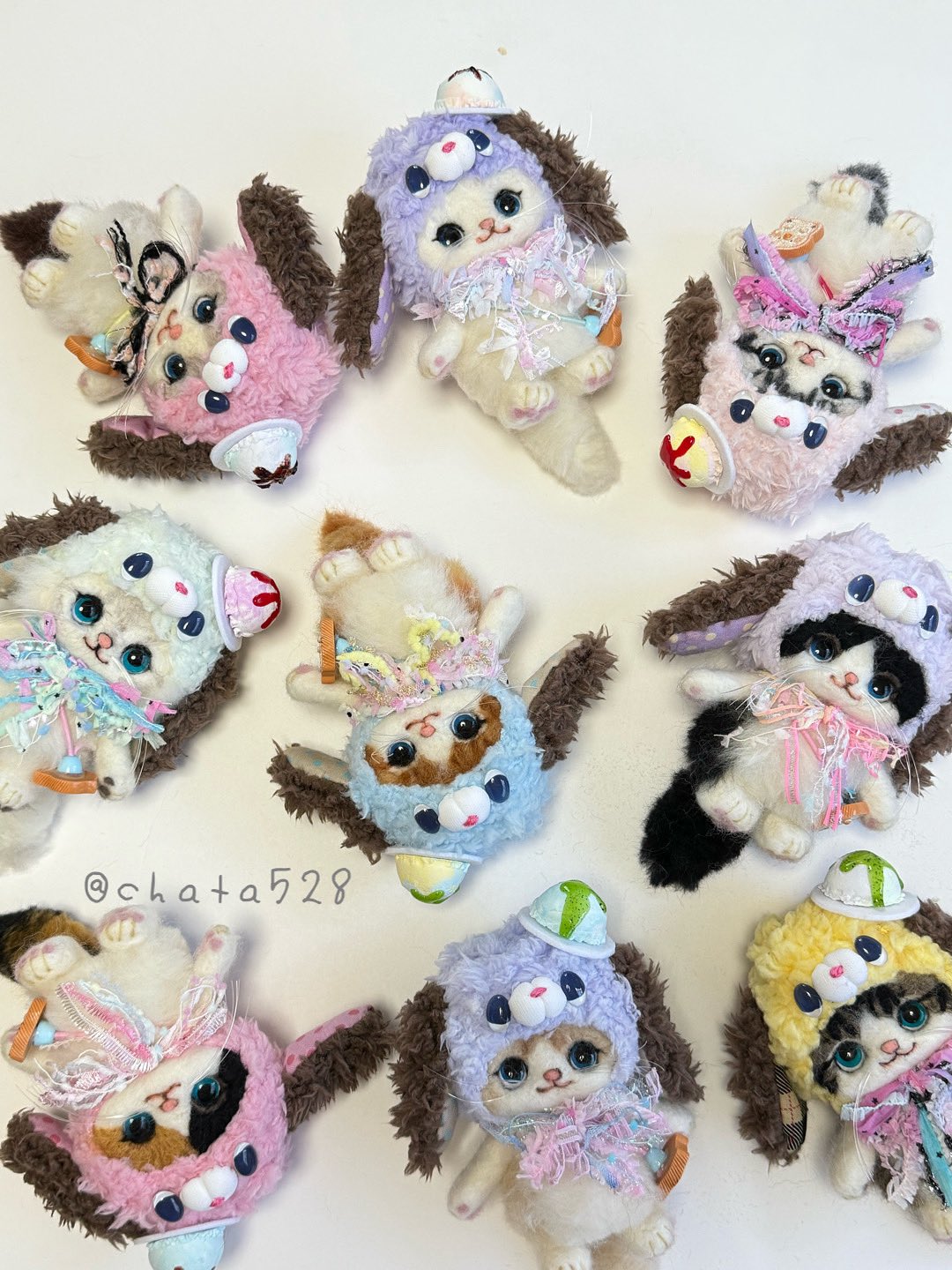 ハンドメイド 羊のぬいぐるみ Chao Choco ハンドメイド 羊のぬいぐるみ 麗しい Chao Choco