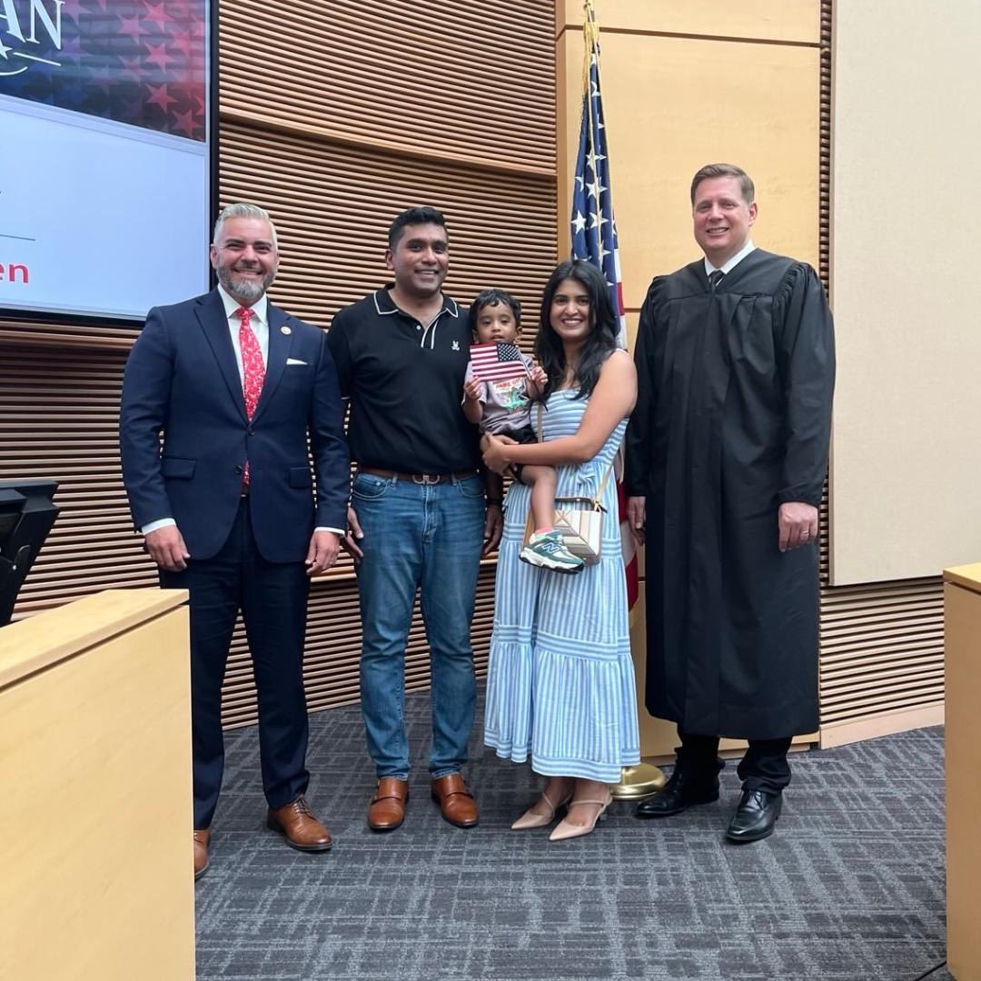 Congressman Juan Ciscomani (@repciscomani) on Twitter photo An honor to speak at the Naturalization Ceremony for 74 immigrants, from 24 countries, with my friend Judge Liburdi presiding! Witnessing these new citizens take the oath of citizenship and the first steps in achieving their own American Dreams is nothing short of inspiring! 🇺🇸🌵 An honor to speak at the Naturalization Ceremony for 74 immigrants, from 24 countries, with my friend Judge Liburdi presiding! Witnessing these new citizens take the oath of citizenship and the first steps in achieving their own American Dreams is nothing short of inspiring! 🇺🇸🌵