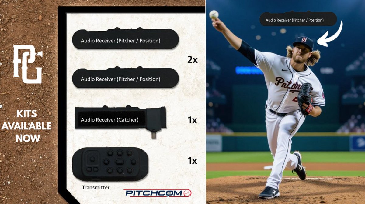 EXCLUSIVE <a href="/PerfectGameUSA/">Perfect Game USA</a> KITS NOW AVAILABLE!

Bring the same award winning tech used by MLB to your organization this fall, optimized for tournament play.

✅ DEPENDABLE 
✅ DURABLE 
✅ BATTERY LIFE
✅ ⚡️FAST
✅ 💰AFFORDABLE 

Visit pitchcom.com/pages/pitchcom… to learn more…
