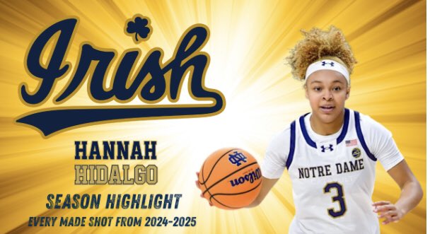 Billy Clapper Basketball (@billyclapperbcb) on Twitter photo Players of all ages should watch <a href="/HannahHidalgo/">Hannah Hidalgo</a> play!
Love the way she plays on defense and it generates offense for the Irish โ๏ธ
Check out the video
youtu.be/VDNnzVWQ2ZM Players of all ages should watch <a href="/HannahHidalgo/">Hannah Hidalgo</a> play!
Love the way she plays on defense and it generates offense for the Irish โ๏ธ
Check out the video
youtu.be/VDNnzVWQ2ZM