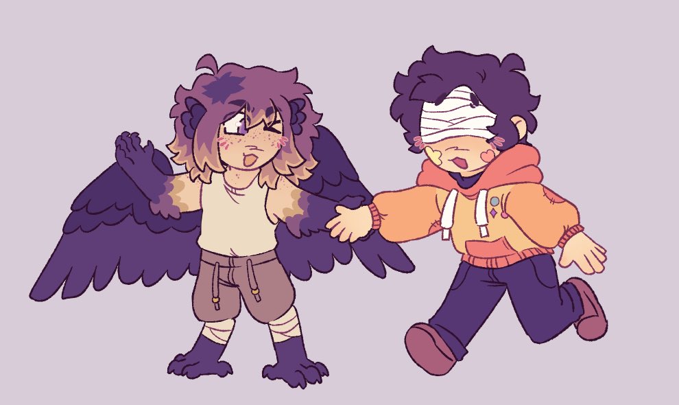 CalicoChimera's tweet image. Seems the lonely tend to stick together
#FabledSMP