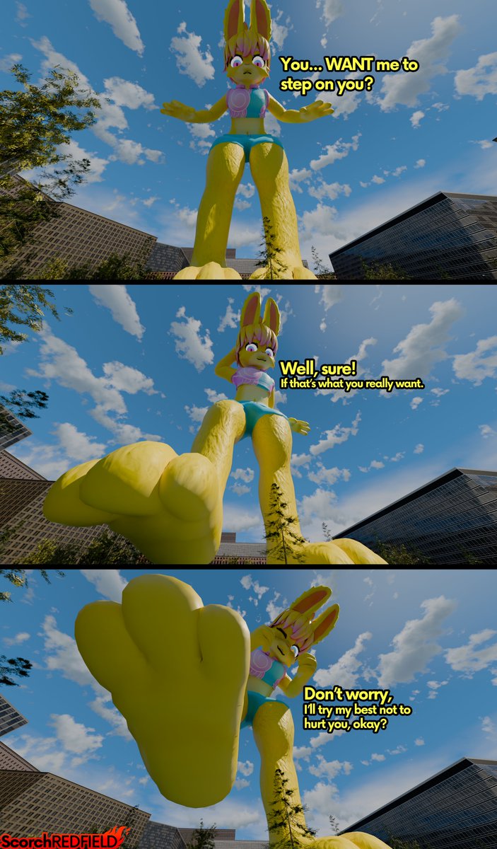 Enjoy your time under Summer's paw.

#macrofurry #sfwgt #sizetwt #b3d