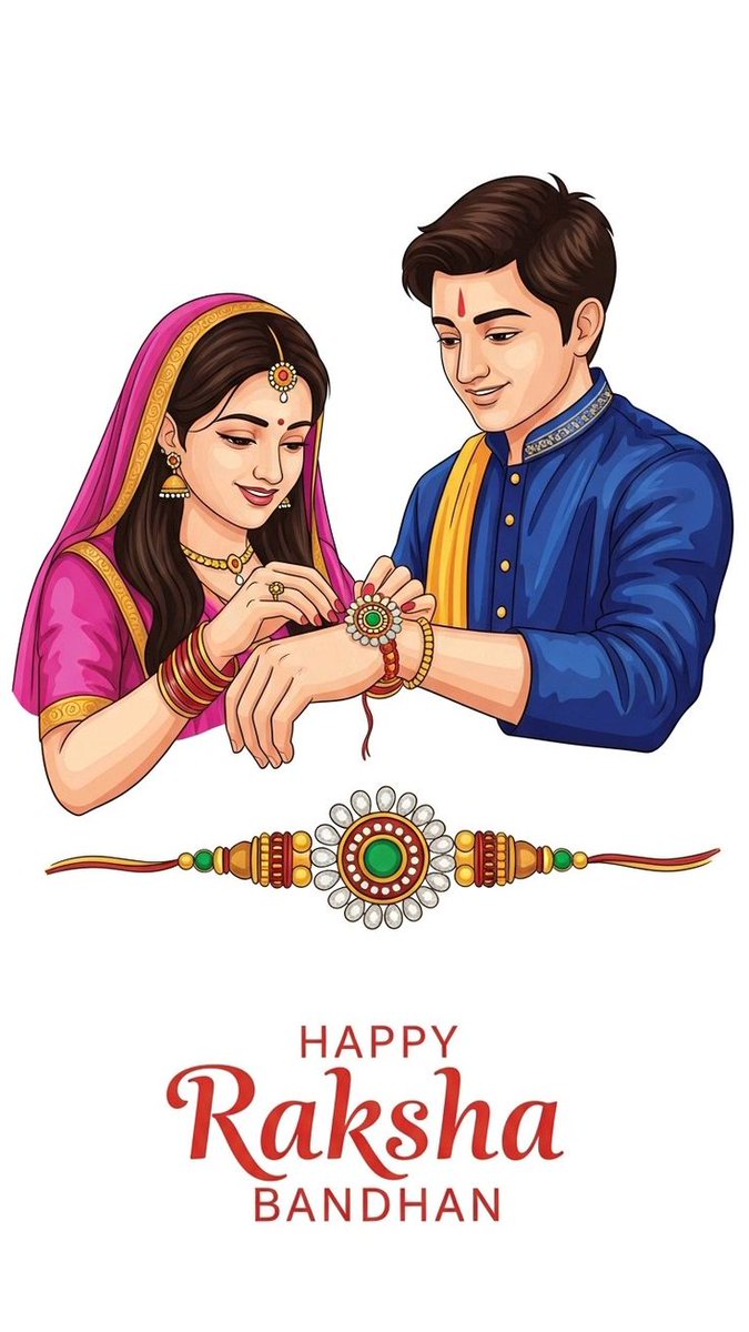 PUSPRAJ GUPTA (@pusprajgupta9) on Twitter photo भाई, बहन के अटूट प्रेम के पर्व रक्षाबंधन की सभी को शुभकामनाएं 🎁🎁
#RAKSHABANDHAN_2025 भाई, बहन के अटूट प्रेम के पर्व रक्षाबंधन की सभी को शुभकामनाएं 🎁🎁
#RAKSHABANDHAN_2025