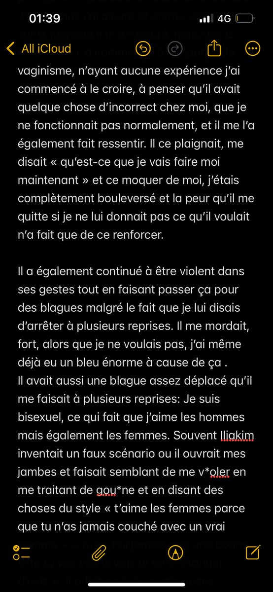 C’est quelque chose que j’aurais due faire il y’a bien longtemps mais je prend enfin la parole sur les abus que j’ai subis. 
Je vous demande d’être indulgent face à l’orthographe/vocabulaire.
J’ai surement dû oublier des détails mais le plus important est là.