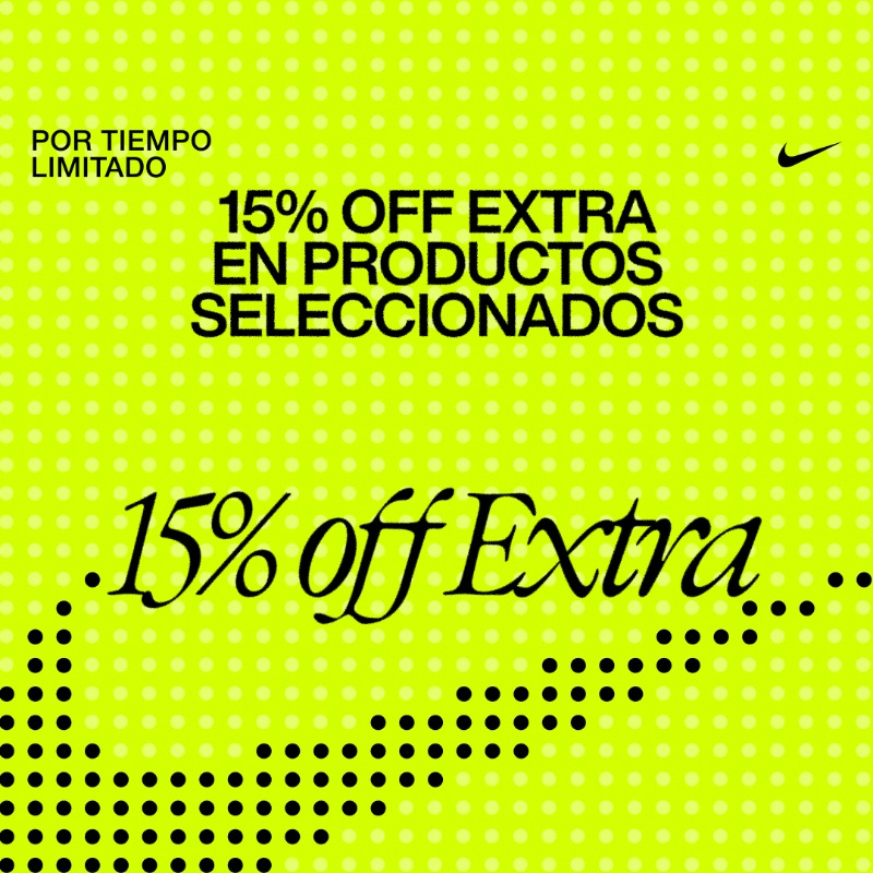 nike extra 15 off