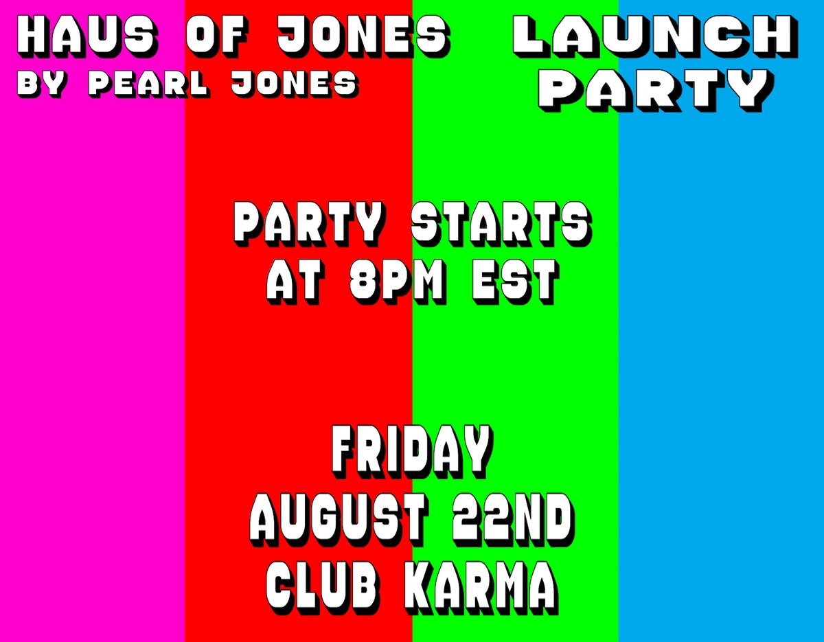 I am so excited to finally reveal to the world Haus of Jones. A collection from my heart to your closet!!! Join me at #S3ClubKarma to celebrate the launch of my very own clothing line #S3HausOfJones !! Hope you see you there 🩷❤️💚💙