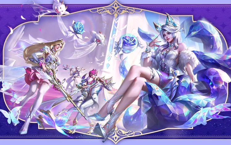 ◇ Rosa de Cristal | Wild rift

》As skins Rosa de Cristal já estão disponíveis no Wild Rift!