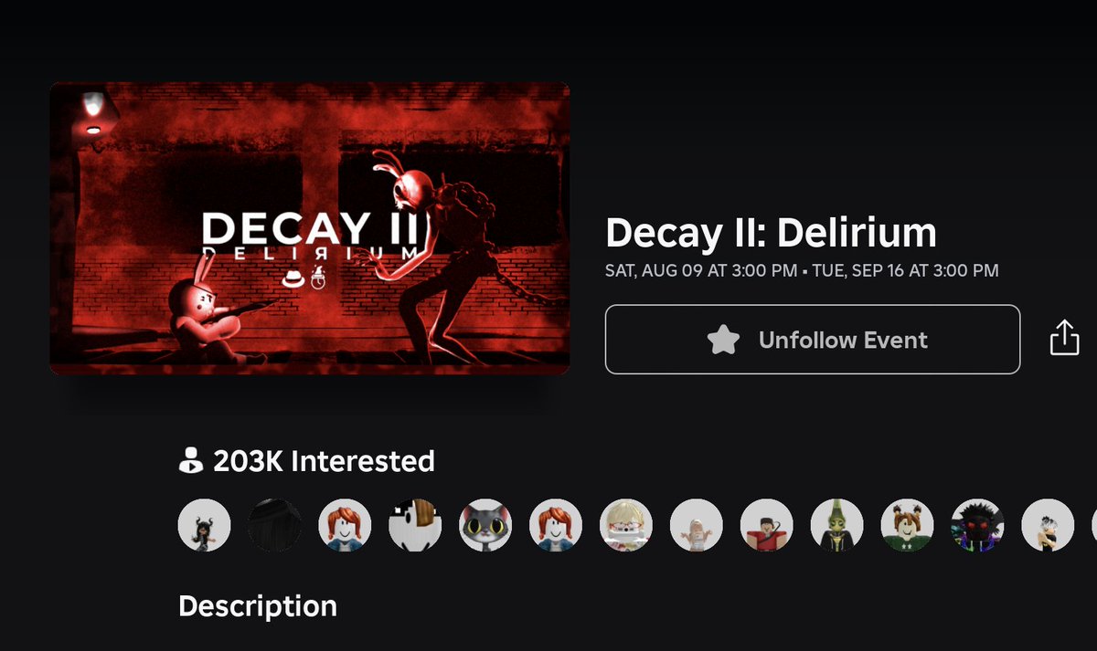 The event has now gained over 200K interested players! I’m honestly shocked - I don’t know how many of these players will actually show up, but whether it’s less or more, this is such a huge achievement. I’m so thankful for all this attention, you guys are legendary. 💜