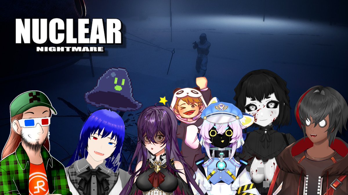 Spawn (@spawnchann) on Twitter photo This Nightmare Has Gone Nuclear w/ <a href="/Umbra_Karasu/">Umbra Karasu 🐦⬛🔪 Victorian Crow Vtuber</a> <a href="/Byte_The_K9/">🚓🐾Byte VTuber🌐🚓</a> <a href="/ReFax09/">@refax09.gay</a> <a href="/MiniBeanMia/">Mini Bean Mia</a> <a href="/Mars13I3/">Mar's Central</a> <a href="/muunmaid/">Moon🦷🪦| Ghost Vtuber</a> <a href="/RecCom1138/">RecCom 1138 | @reccom1138.bsky.social</a>
twitch.tv/spawnchan This Nightmare Has Gone Nuclear w/ <a href="/Umbra_Karasu/">Umbra Karasu 🐦⬛🔪 Victorian Crow Vtuber</a> <a href="/Byte_The_K9/">🚓🐾Byte VTuber🌐🚓</a> <a href="/ReFax09/">@refax09.gay</a> <a href="/MiniBeanMia/">Mini Bean Mia</a> <a href="/Mars13I3/">Mar's Central</a> <a href="/muunmaid/">Moon🦷🪦| Ghost Vtuber</a> <a href="/RecCom1138/">RecCom 1138 | @reccom1138.bsky.social</a>
twitch.tv/spawnchan