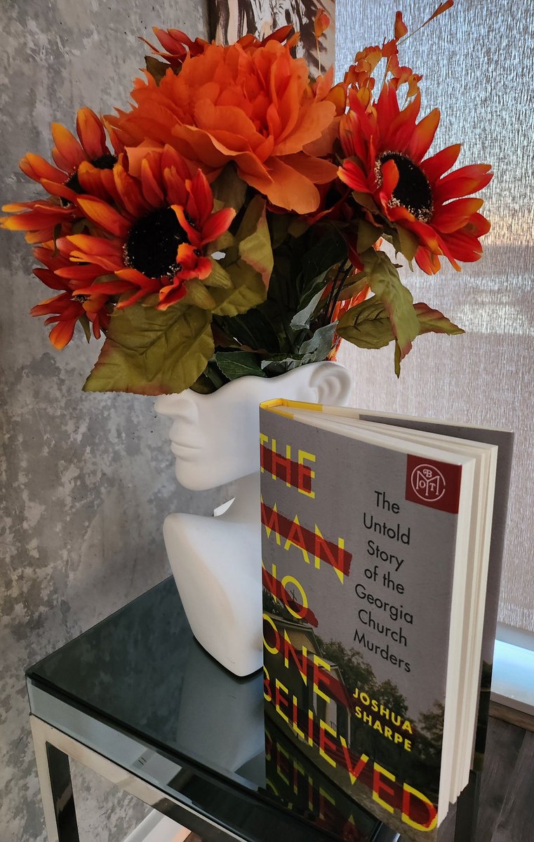 Today's book + bouquet. 
Pretty flowers, ugly story. 
<a href="/JoshuaWSharpe/">Joshua Sharpe</a> <a href="/bookofthemonth/">Book of the Month</a>
