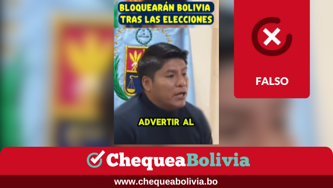 ChequeaBolivia's tweet photo. 📷Video de Leonardo Loza anunciando bloqueos en el país al día siguiente de las elecciones es falso
📷Se trata de un video manipulado con inteligencia artificial
📷Ver más: https://t.co/0QpewLcdoK
#EsFalso #ChequeaBolivia #Elecciones2025 #ChequeaTuVoto #ChequeaDato https://t.co/WU7XiHYJYf