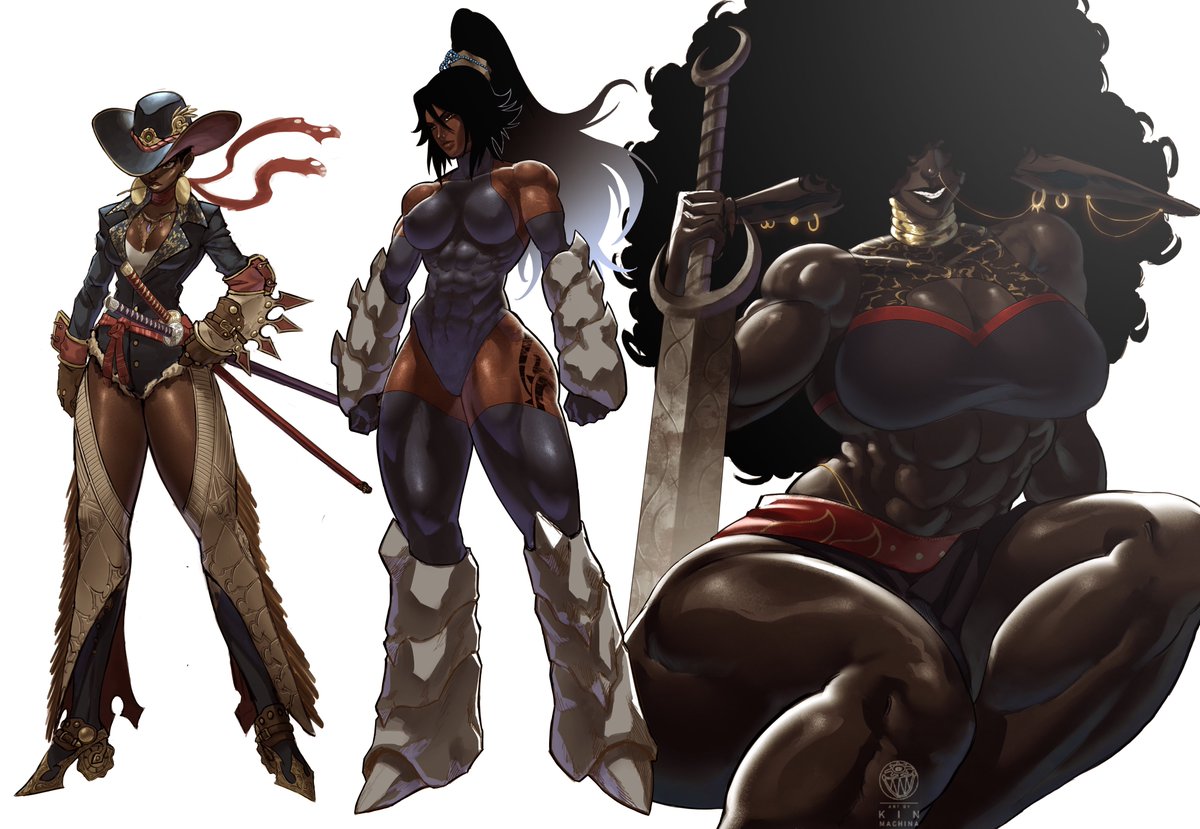 I need to draw more black women