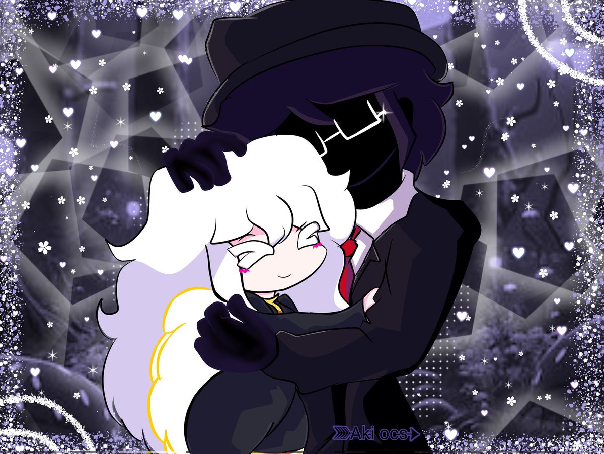 Akimulti_'s tweet photo. Bueno mi primera publicación en esta app queriendo compartirles un dibujo que ya ise hace un tiempo mi ship favorito de shiro x Benjamin 🤍🖤 #FNF https://t.co/ygwIO8oQN4