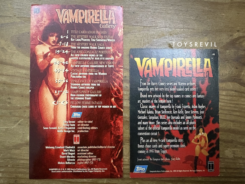 A Closer Look at "Vampirella Gallery" Trading Cards (1995) on #TOYSREVIL: toysrevil.blogspot.com/2025/08/a-clos…

#tradingcard
#tradingcards
#Vampirella