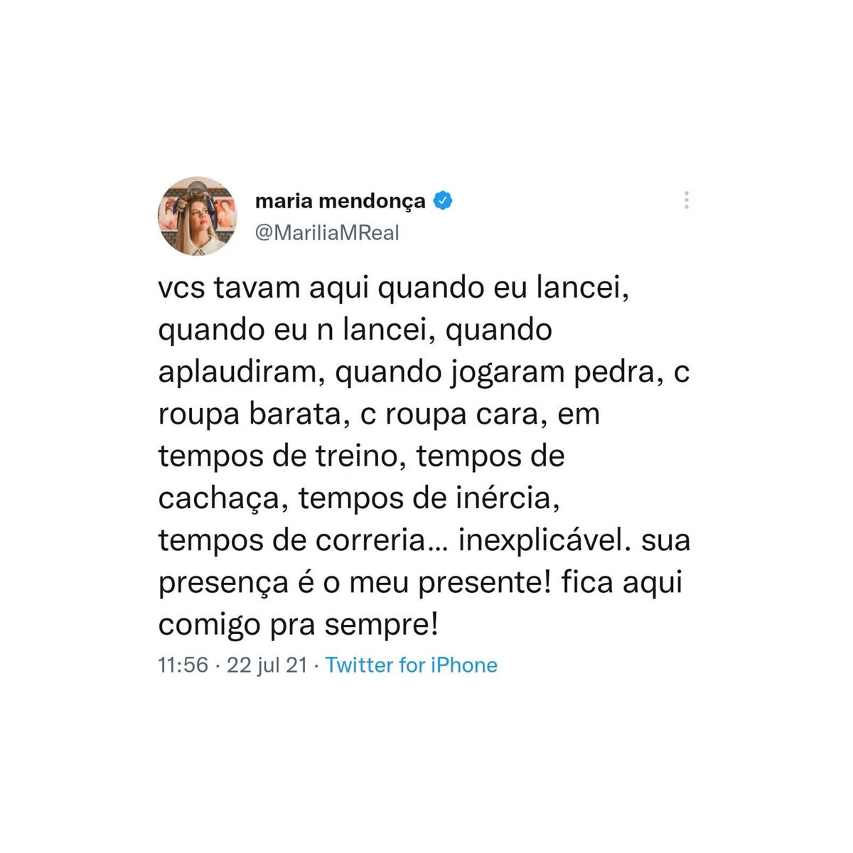 vidsmaraisa's tweet image. e continuaremos aqui… até o final.
NADA será maior do que carregar, com amor, o que você deixou, nem mesmo a dor da saudade.
dez anos de carreira.
dez anos de Marília Mendonça.
dez anos que o mundo te conheceu e se apaixonou por você.
e eu… sigo apaixonada até o meu último dia.