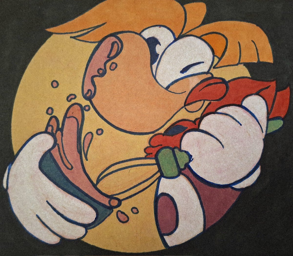 Happy 30th Rayman anniversary❣️❣️❣️, little fella is baking for his friends (´ 3｀).

Thanks <a href="/vnheardvoices/">vnheard</a> for the cute challenge in the #Raymanalive 

#Rayman #Ubisoft