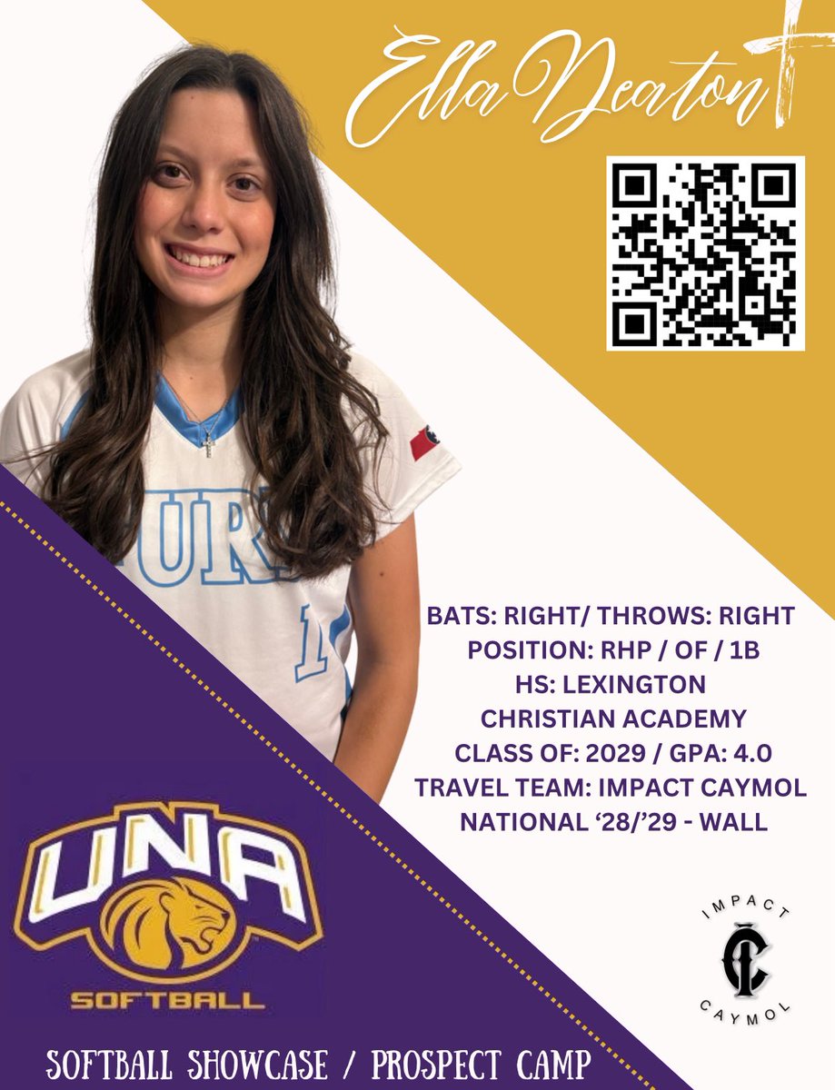 Ella Deaton (@deatonella1) on Twitter photo Locked in! Headed to the UNA Elite Camp tomorrow to compete with the best, soak up knowledge, and leave it all on the field. 🥎💥 Time to show out! #UNASoftball #CollegeSoftball #SoftballRecruit <a href="/tcwall45/">TC Wall</a> <a href="/premier2028wall/">Impact Caymol National ‘28/‘29 - Wall</a> <a href="/Acozart44/">Ashley Cozart</a> <a href="/UNASoftball/">North Alabama Softball</a> <a href="/CoachHawkinsUNA/">Whitney Hawkins</a> <a href="/danielletaitt5/">Danielle Taitt</a> Locked in! Headed to the UNA Elite Camp tomorrow to compete with the best, soak up knowledge, and leave it all on the field. 🥎💥 Time to show out! #UNASoftball #CollegeSoftball #SoftballRecruit <a href="/tcwall45/">TC Wall</a> <a href="/premier2028wall/">Impact Caymol National ‘28/‘29 - Wall</a> <a href="/Acozart44/">Ashley Cozart</a> <a href="/UNASoftball/">North Alabama Softball</a> <a href="/CoachHawkinsUNA/">Whitney Hawkins</a> <a href="/danielletaitt5/">Danielle Taitt</a>