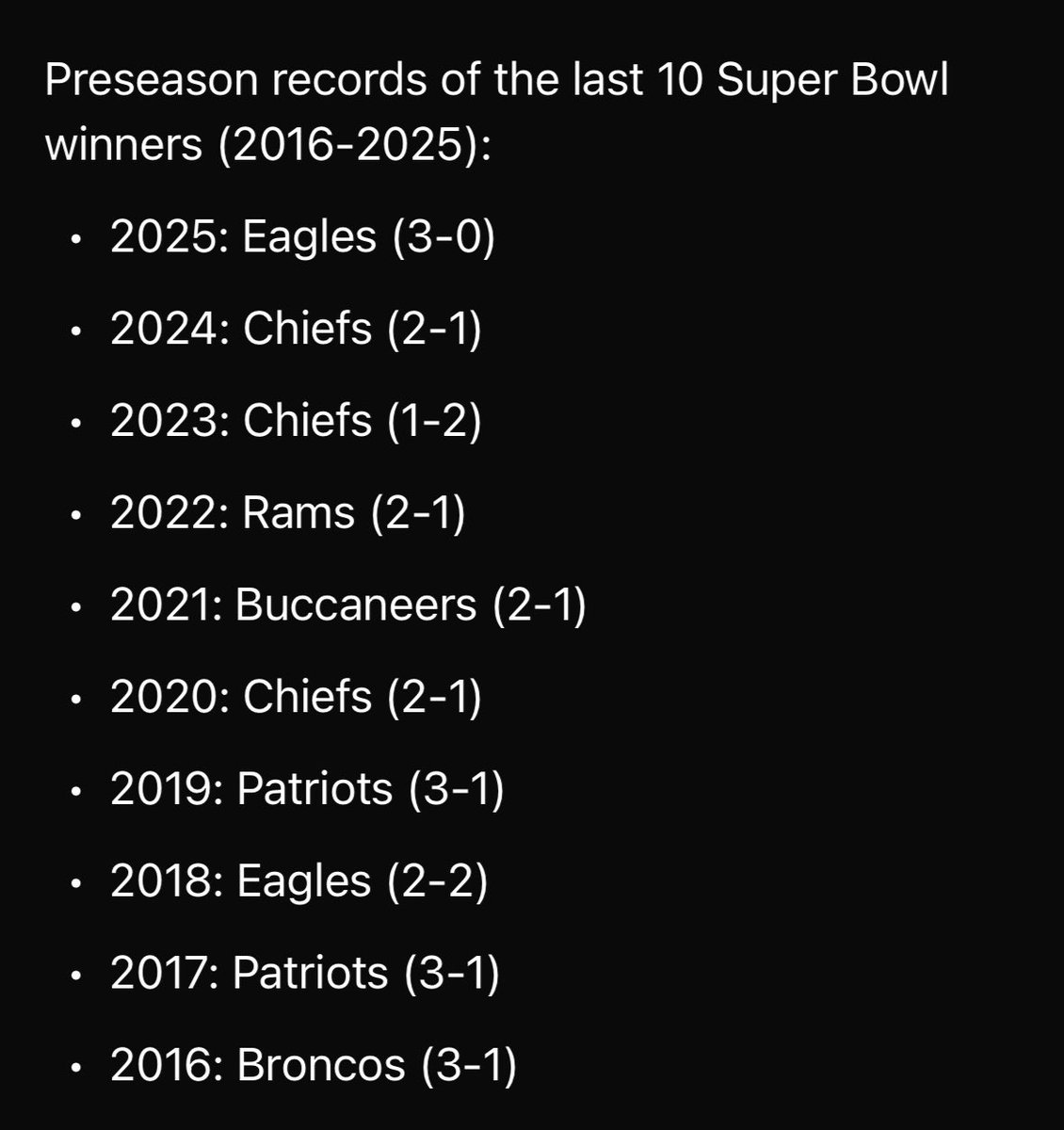 KarvelasKid's tweet photo. Preseason matters https://t.co/Y3LWKlUlMl