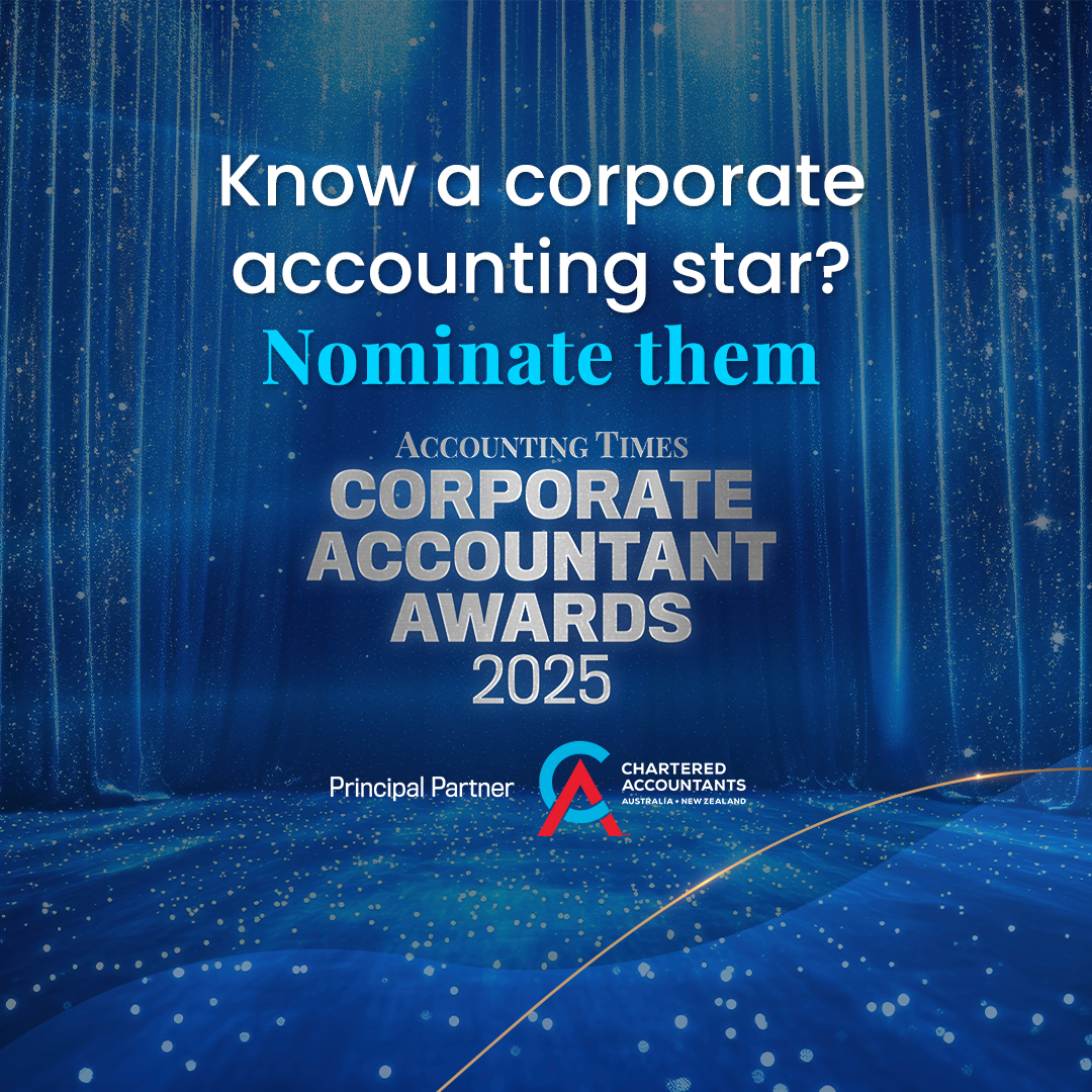 Know someone making a real impact in your finance department or organisation? Nominate them for the #CorporateAccountantAwards 2025 in under 60 seconds.

Nominees will receive instructions to submit.

Start your nomination today. bit.ly/3UcYo7t 

<a href="/chartered_accts/">Chartered Accountants Australia and New Zealand</a>