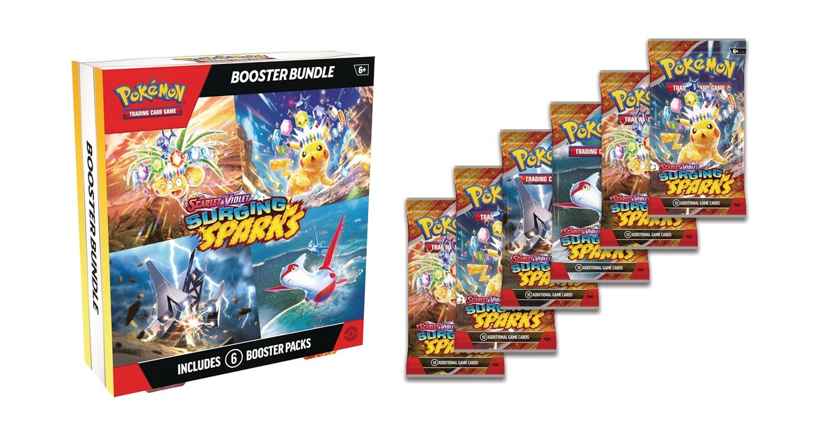 PokemonDealsTCG's tweet image. Surging Sparks Booster Bundles dropping soon via eBay Live at $31.99 (Below GameStop pricing at $39.99) bit.ly/41z8gMS

There are usually multiple drops 10-15 minutes apart!

Ignore auctions between drops if not interested. Have payment info saved!

#Pokemon #PokemonTCG…