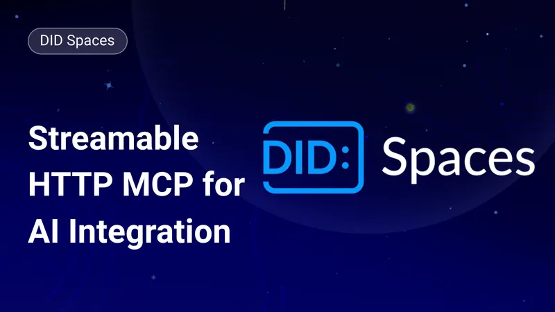 ArcBlock_io's tweet photo. 🔥 DID Spaces now supports Streamable HTTP MCP.
Connect with @cursor_ai, @claudeai, and more while keeping control of your identity, storage, and data with DID Spaces — your all-in-one decentralized storage solution.
Read More: https://t.co/JbNgLxp7Nq https://t.co/ziK6x7YITR