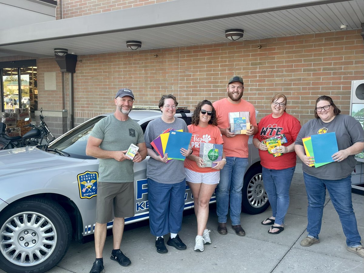 Kenton County FRYSC (@kentonfrysc) on Twitter photo Another great Cram the Cruiser with Kenton County Police and Independence Fire, supporting the southern Kenton County schools! 🚓📒🖍️
<a href="/TheKCSD/">Kenton County School District</a> Another great Cram the Cruiser with Kenton County Police and Independence Fire, supporting the southern Kenton County schools! 🚓📒🖍️
<a href="/TheKCSD/">Kenton County School District</a>