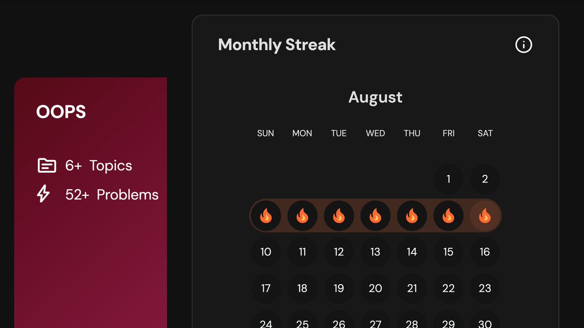 whoavidwivedi's tweet photo. @takeUforward_ @striver_79
One week of TUF+ streak maintained. ๐ฅ
Feeling stronger daily. It simplifies learning complex Data Structures and Algorithms concepts.
#takeuforward #tufplus #strives #DSA #learninginpublic https://t.co/tkDGWrzGwt