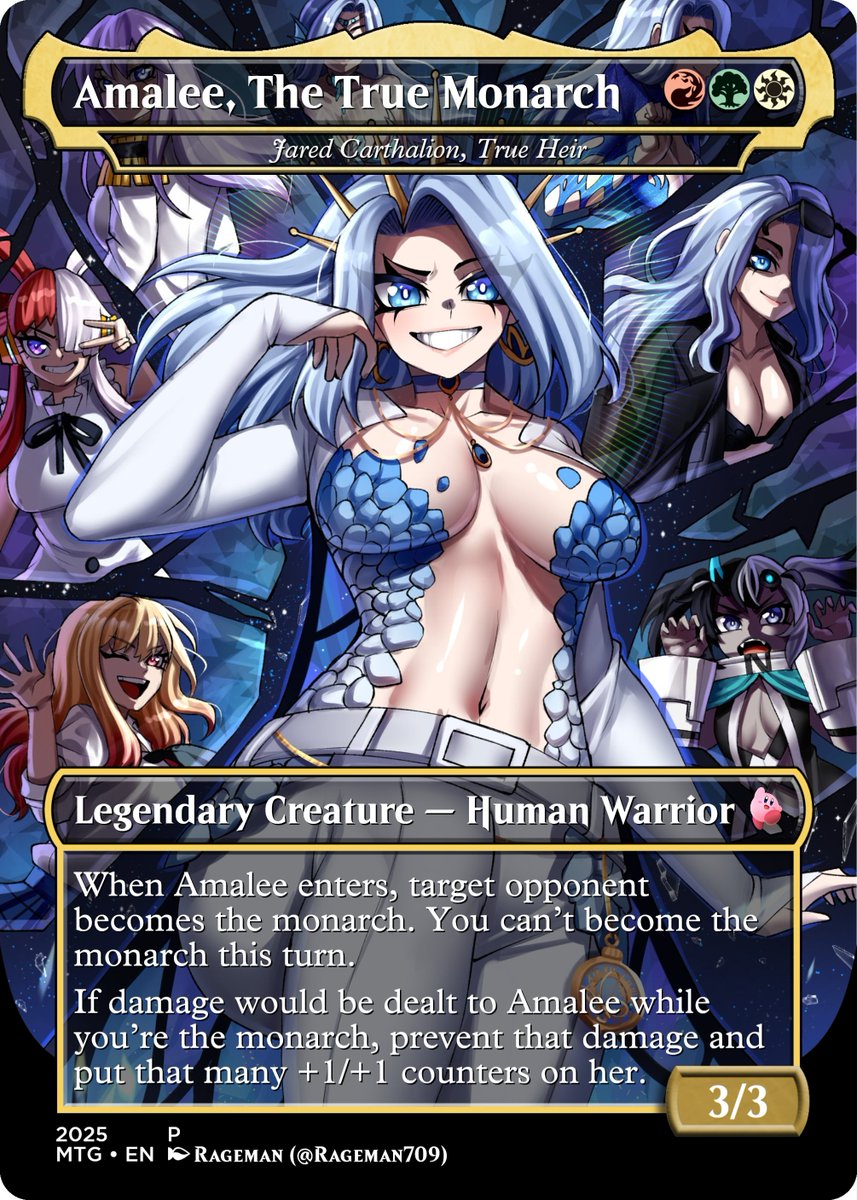 Kyubikirby (@kyubikirby) on Twitter photo Today in the escapees I have the Multiverse Monarch herself <a href="/LeeandLie/">AmaLee ๐ฆ๐ Mฬถฬฑฬรถฬทฬงฬnฬถฬอaฬทอฬrฬทฬฬcฬถฬผฬฬhฬธอฬ</a> ! and who else to have Monarch be than the Jared Carthalion, True Heir. Reclaim your monarchy and rule them all! amazing art by <a href="/rageman709/">Rageman๐ณ</a>
#MonARTch
#MtVtuber Today in the escapees I have the Multiverse Monarch herself <a href="/LeeandLie/">AmaLee ๐ฆ๐ Mฬถฬฑฬรถฬทฬงฬnฬถฬอaฬทอฬrฬทฬฬcฬถฬผฬฬhฬธอฬ</a> ! and who else to have Monarch be than the Jared Carthalion, True Heir. Reclaim your monarchy and rule them all! amazing art by <a href="/rageman709/">Rageman๐ณ</a>
#MonARTch
#MtVtuber