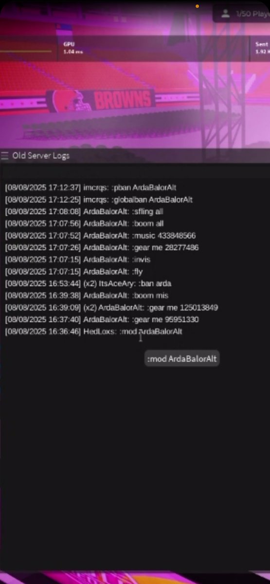 As some of you may know  UWE had a HUGE! PPV earlier but was disturbed by an exploiter and I found out who said exploiter was. Ace paid Pheonix t ostream the ppv. Pheonix on commentary started hating on UWE. Pheonix also modded random people. And then it hit. "ArdaBalorAlt joined