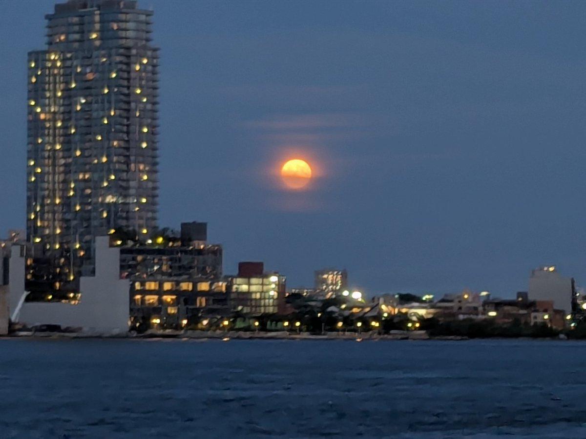 elethereal's tweet image. A day before August 's full moon