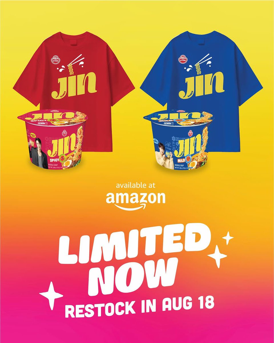 ジンラーメン x ソクジン Jin Ramen by Otoki IG ジンTシャツ 日本の