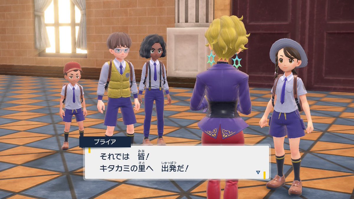 mar0ta's tweet photo. ペパーとネモを（おそらく）扉の前で待たせたままキタカミ直行
最高におもしれー女の魅力には抗えないよな https://t.co/9ivwcY4XR6