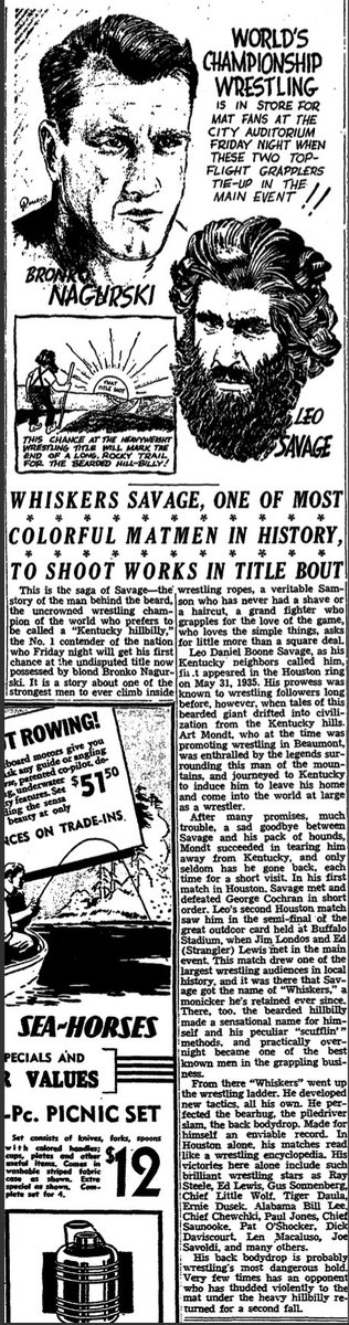 Greg Klein (@jydbook) on Twitter photo Houston Chronicle art and story July 20, 1939 featuring Whiskers Savage & Bronco Nagurski. <a href="/tonyrichards4/">Tony Richards</a> <a href="/RoFlo/">Robert Flores</a> <a href="/mk96flores/">M K Flores</a> <a href="/Sparks3rdCoast/">Sparks</a> <a href="/SteelBeltSteve/">Steven Johnson</a> Houston Chronicle art and story July 20, 1939 featuring Whiskers Savage & Bronco Nagurski. <a href="/tonyrichards4/">Tony Richards</a> <a href="/RoFlo/">Robert Flores</a> <a href="/mk96flores/">M K Flores</a> <a href="/Sparks3rdCoast/">Sparks</a> <a href="/SteelBeltSteve/">Steven Johnson</a>