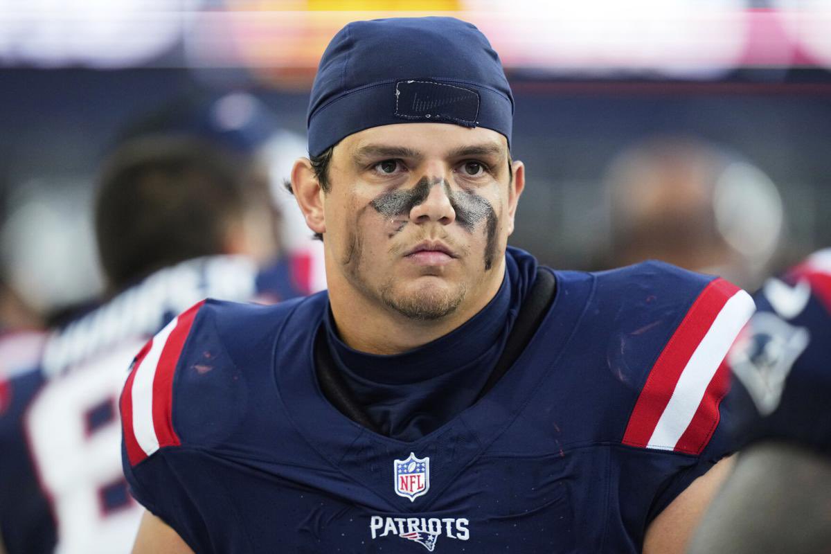 LosTalksPats's tweet photo. #Patriots LT Will Campbell against Washington:

14 Snaps Played
1 Sack Allowed
0 Pressures
3 Pancakes
0 Penalties
2 Scuffles

What’s your first impression of the fourth overall pick? https://t.co/Sb4tnUZIBC