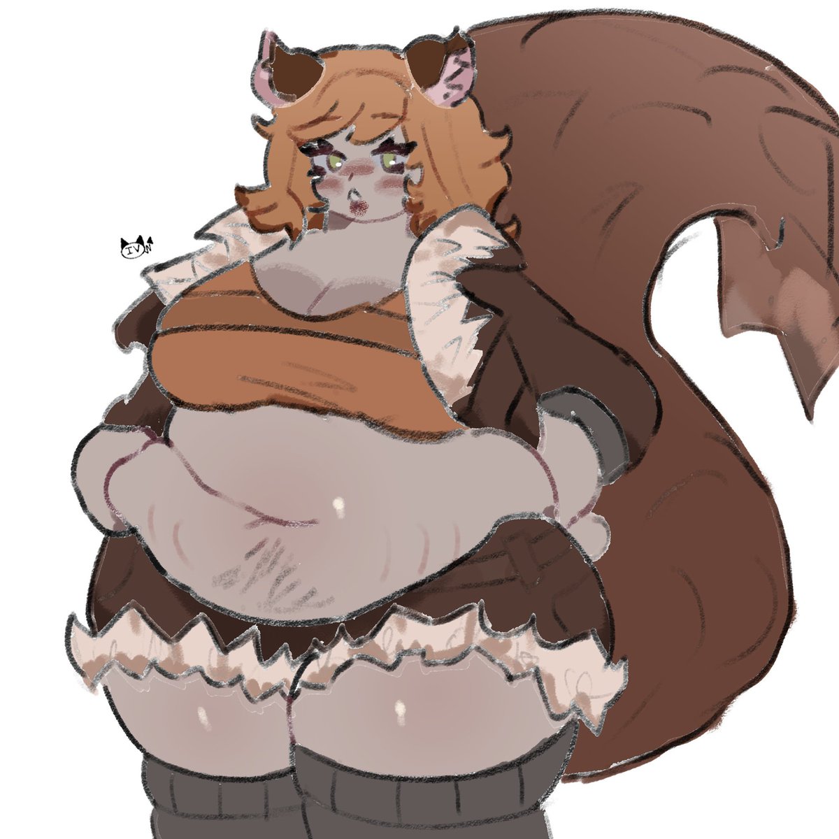 bbw squirrel girl