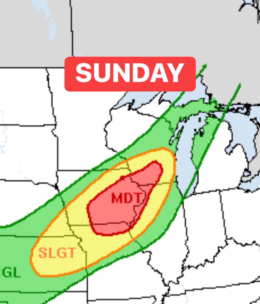 FLASH FLOOD THREAT INTENSIFIES THIS WEEKEND across central/eastern Iowa into southern Wisconsin with big-time rainfall expected from storms training over the same areas. Team Dominator will pivot to flood mode as necessary